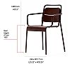 Zown Silla AlmaArmchair Metálica - Interior y Exterior - vista 12