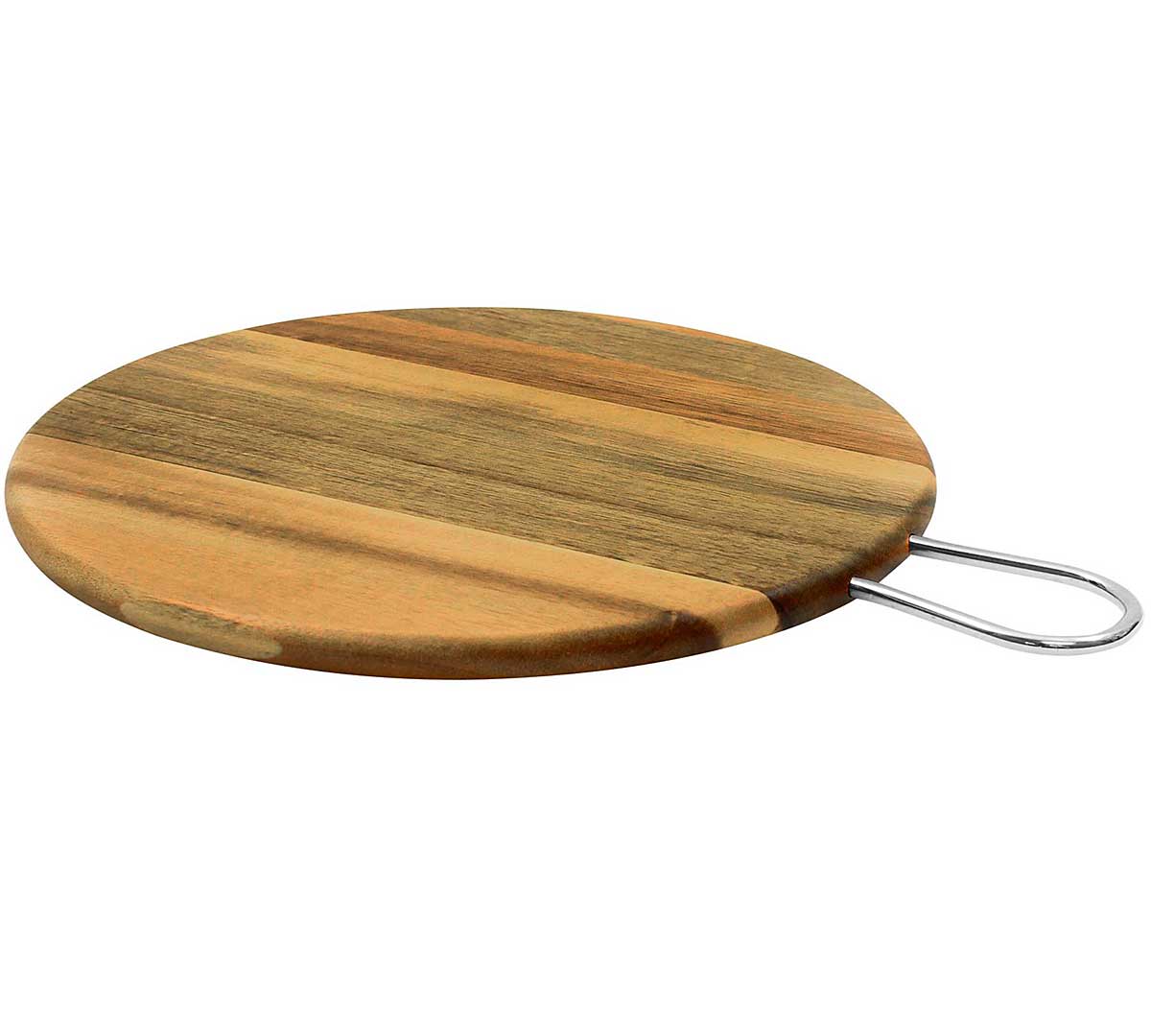 Tabla Cortar Cocina Fabricada En Madera De Bambu 100% Con Asa