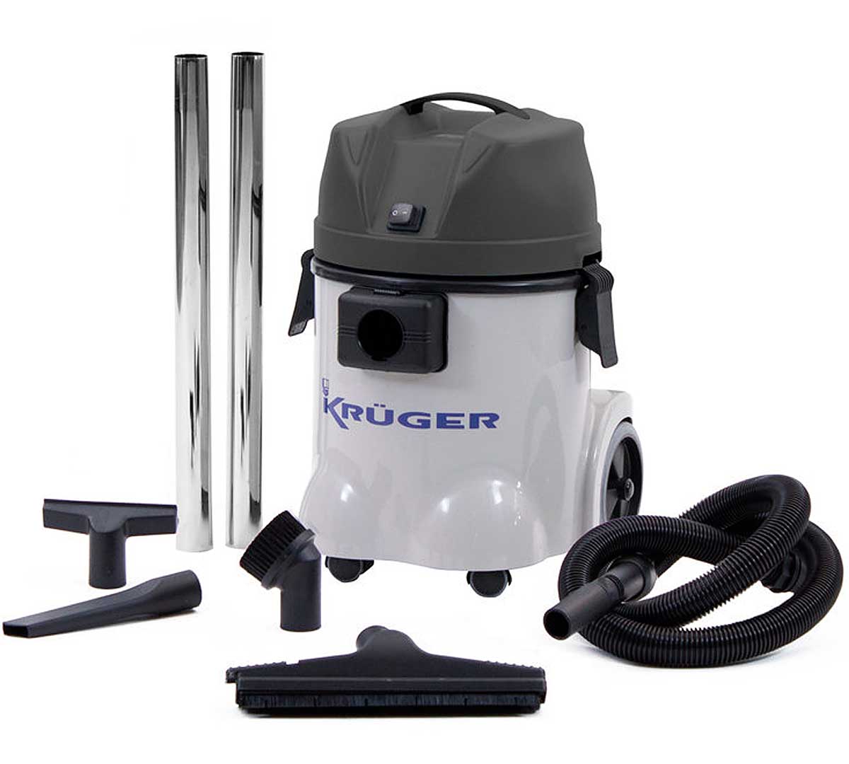 ▷ Comprar Aspirador polvo-líquido 2400W 70L con carro market Krüger K